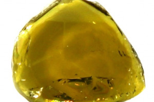 Verdelite - tourmaline, 0.49 grams (2.45 cts), 10.5x9x2.5 mm, Paproke, Afghanistan, nice polished slice