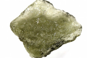 Natural Czech moldavite 0.77 grams, locality CHLUM