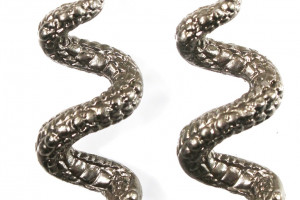 Snake - pewter pendant, quality Czech handmade, tin alloy, original beautiful gift