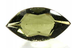 Faceted moldavite