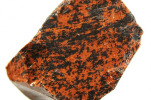 Mahogany obsidian, Mexico, 84.94 grams, natural volcanic glass