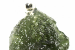 Moldavite pendant 1.92 grams, Ag 925, made in the Czech Republic, quality handmade, unisex pendant