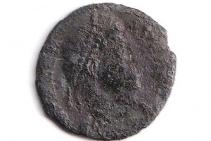 Old Roman coin