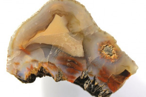 Agate from the Czech Republic, locality "Levín", 7.16 grams, 27x24x10 mm