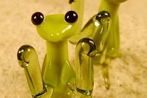 Mantis - glass animal / figurine, made in Czech Republic, quality handwork