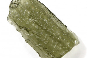Natural Czech moldavite 0.66 grams, locality CHLUM