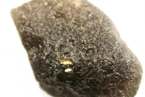 Agni Manitite-Javanite-Pearl of divine fire-Java-Indonesia, 8.86 grams, 30x19x16 mm, translucent, against the light is brown, nice color