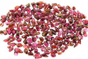 Malawi garnet (rhodolite), purple color, price for 10 grams, approx 4 - 7 mm, mini tumbled stones