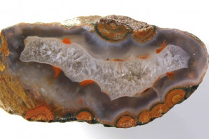 Agate from the Czech Republic, locality "Levín", 6.06 grams, 29x15x11 mm