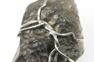 Cintamani pendant, 8.1 grams, legendary mystical stone, rare locality Slovakia, pendant in a silver cage (Ag 925), made in the Czech Republic, quality handmade, unisex pendant