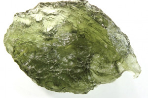 3.19 grams, locality Malý Chlum, natural Czech moldavite, found in 1992