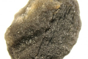 Agni Manitite-Javanite-Pearl of divine fire-Java-Indonesia, 10.93 grams, 30x22x16 mm, very dark brown color
