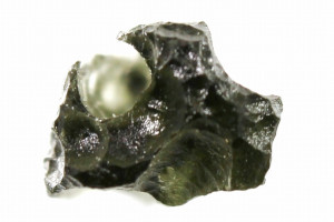 1.15 grams, locality Chlum, natural Czech moldavite, found in 2022