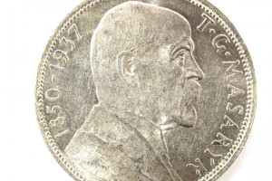 Silver (Ag) commemorative coin, anniversary of T. G. Masaryk - 1850 - 1937, the first president of the Czechoslovak Republic, very nice coin