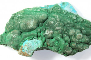 Botryoidal malachite, chrysocolla - Shilu - Copper Mine - Yangchun - Guangdong - China, 63.5 grams, 64x40x17 mm