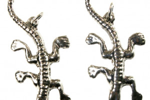 Lizard - pewter pendant, quality Czech handmade, tin alloy, original beautiful gift
