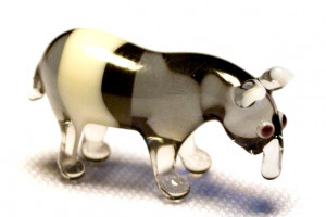 Tapir - glass animal / figurine, made in Czech Republic, quality handwork