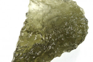 Natural Czech moldavite 1.14 grams from locality JAKULE
