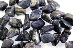Dumortierite, Africa, price for 1 piece approx. 29 - 46 mm