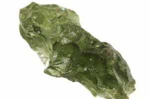 1.29 grams, Locality Habří, natural Czech moldavite, found in 2018