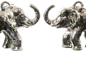 Elephant for luck - pewter pendant, quality Czech handmade, tin alloy, original beautiful gift