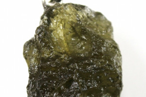 Moldavite pendant 1.56 grams, Ag 925, made in the Czech Republic, quality handmade, unisex pendant