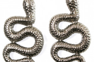 Snake - pewter pendant, quality Czech handmade, tin alloy, original beautiful gift