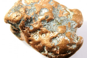Pure copper, nugget, Caledonia Mine, Ontonagon Co. Michigan, USA, 46.87 grams, 34x25x15 mm