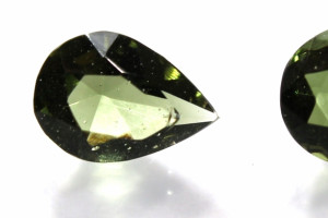 GREAT PRICE! Faceted moldavites, total 4.1 carats, natural Czech moldavites