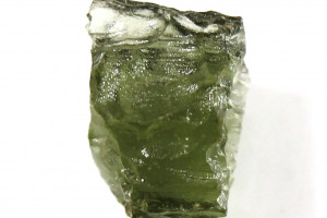 0.38 grams, locality Ločenice, natural Czech moldavite, found in 2001